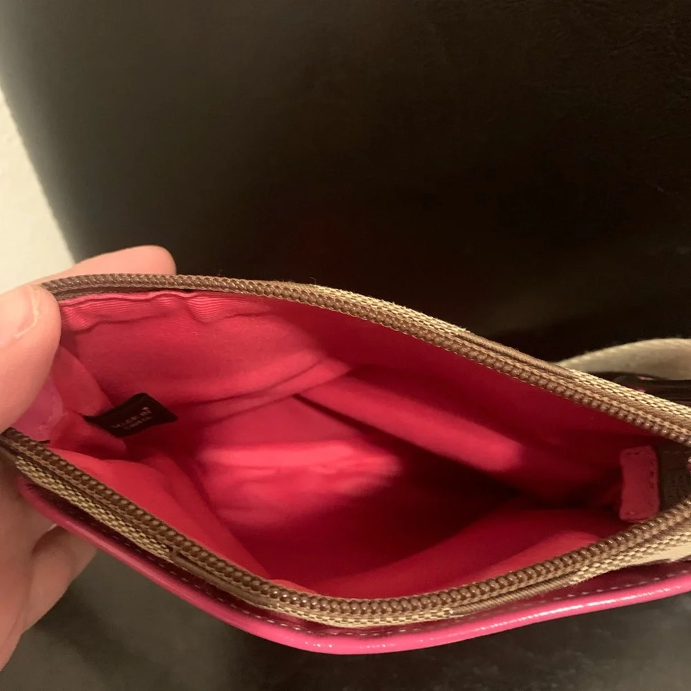 Coach Tan and Pink Crossbody Bag - Picture 4 of 4